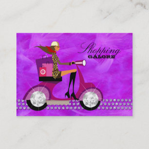 Mode Personal Shopper Jewelry Feathers Violet Visitekaartje