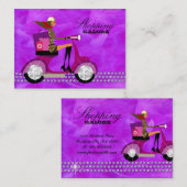 Mode Personal Shopper Jewelry Feathers Violet Visitekaartje (Voorkant / Achterkant)