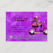 Mode Personal Shopper Jewelry Feathers Violet Visitekaartje (Achterkant)