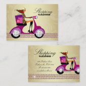 Mode Personal Shopper Jewelry Pink Gold Visitekaartje (Voorkant / Achterkant)