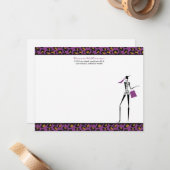 Mode Pictogram Aangepaste platte notitiekaarten (p Notitiekaartje (Voorkant / Achterkant in situ)