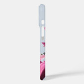 Mode Pink Magnolia Blossom Hanami Blue Case-Mate iPhone Case (Achterkant / Links)