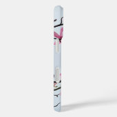 Mode Pink Magnolia Blossom Hanami Blue Case-Mate iPhone Case (Achterkant / Rechts)