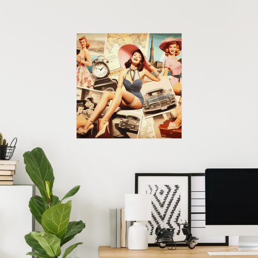  Mode Pinup Poster (Thuiskantoor)