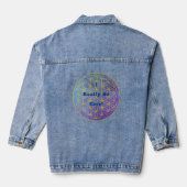 Mode Plezier Casual - Circle of Life Denim Jacket (Achterkant)