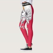 Mode Polen patriottisch, Poolse vlag, Eagle Leggings (Links)