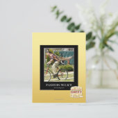 Mode politie briefkaart (Staand voorkant)