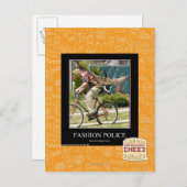 Mode politie briefkaart (Voorkant / Achterkant)