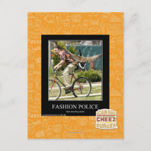 Mode politie briefkaart