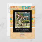 Mode politie briefkaart (Voorkant / Achterkant)