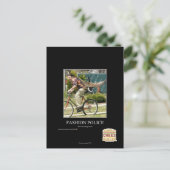 Mode politie briefkaart (Staand voorkant)