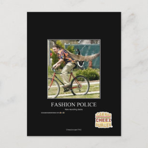 Mode politie briefkaart