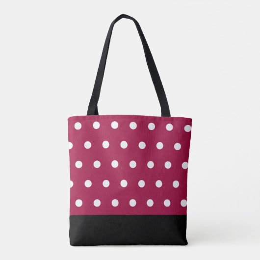 Mode Polka Dots Tote Bag (Achterkant)