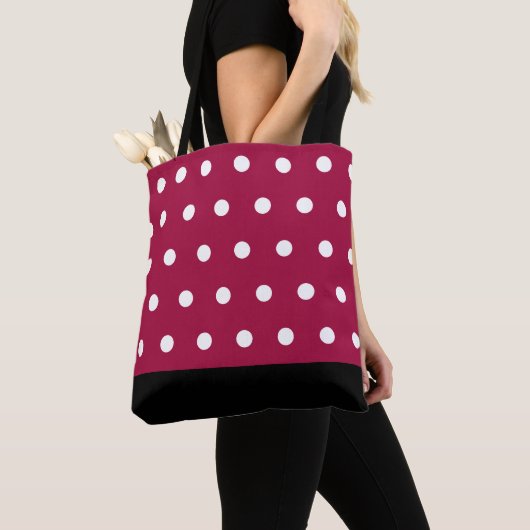 Mode Polka Dots Tote Bag (Dichtbij)