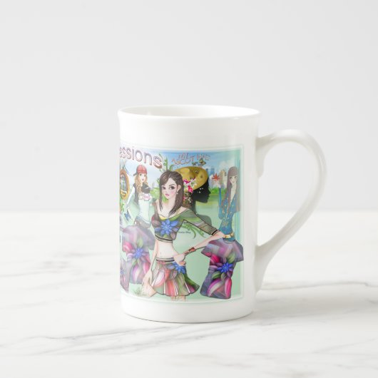 Mode Porselein Kop (Rechts)