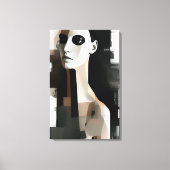 Mode portret canvas afdruk (Voorkant)