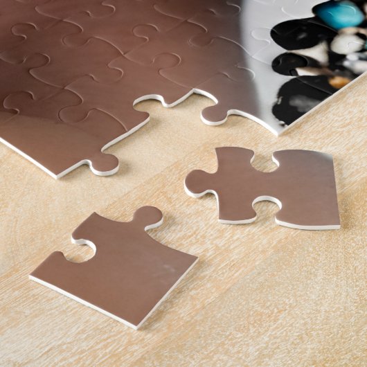 Mode portret van vrouwenkunst legpuzzel (Zijkant)