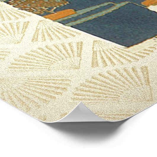 Mode Poster geturbine Poiret 1900s (Hoek)