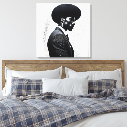 Mode profiel canvas afdruk (Insitu (Slaapkamer))