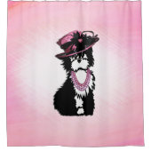 Mode Puppy Hond Douchegordijn (Voorkant)