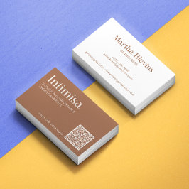 Mode QR-code Visitekaartje