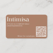 Mode QR-code Visitekaartje (Voorkant)