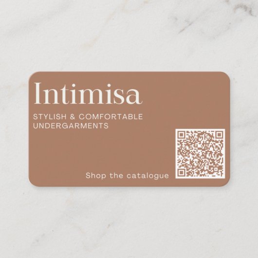 Mode QR-code Visitekaartje (Voorkant)