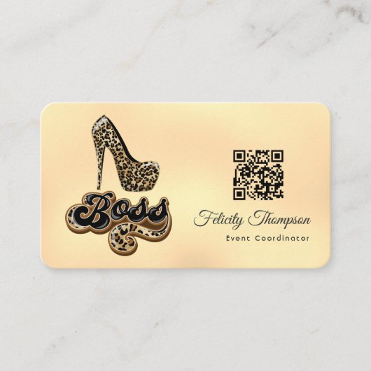 Mode QR-code Visitekaartje (Voorkant)