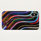 Mode Radiance Sideways Kleurlijnen Case-Mate iPhone Case (Achterkant (horizontaal))