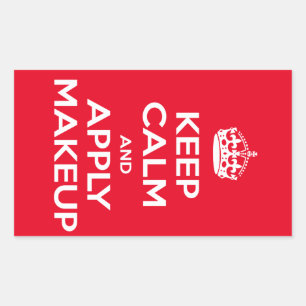 Mode Rechthoekige Sticker
