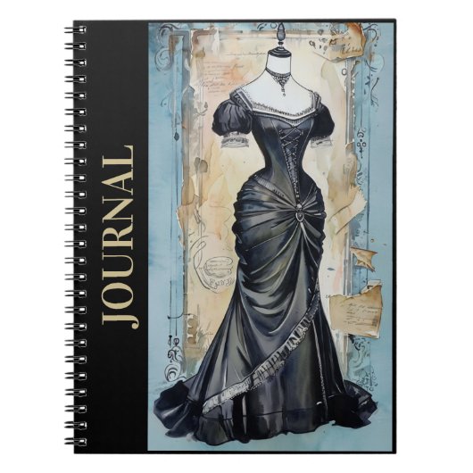 mode Reflections: LBD Little Black Dress Diary Notitieboek (Voorkant)