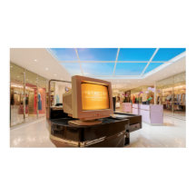 Mode Retail Gedicht Van Computer Monitor