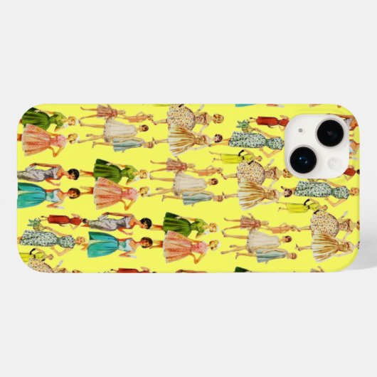 Mode  retro Case-Mate iPhone case (Achterkant (horizontaal))