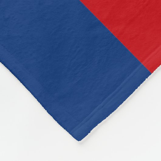 Mode Rode en blauwe horizontale strepen Fleece Deken (Hoek)