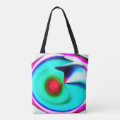Mode rode vlekken tote bag (Achterkant)