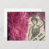  Mode Roze Briefkaart (Voorkant / Achterkant)