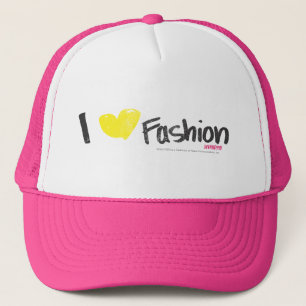 Mode roze trucker pet