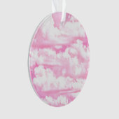 Mode roze wolken achtergrond ornament (voorkant)