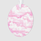 Mode roze wolken achtergrond ornament (voorkant)