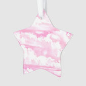 Mode roze wolken achtergrond ornament (voorkant)