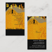 Mode Runway Afbeelding Consultant Stylist Visitekaartje (Voorkant / Achterkant)