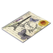 Mode Salon SPA Franse eiffeltoren Parijs Notitieboek (Linkerzijde)