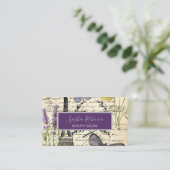 Mode Salon SPA Franse eiffeltoren Parijs Visitekaartje (Staand voorkant)