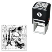 Mode Salon SPA Franse eiffeltoren Parijs Zelfinktende Stempel (In situ)