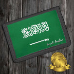 Mode Saoedi-Arabië, Saoedische patriotten/sport Drievoud Portemonnee<br><div class="desc">WALLETS: Saudi-Arabië en mode van de Saoedi-Arabische vlag - hou van mijn land,  reiscadeaus,  verjaardag van opa,  nationale patriotten / sportfans</div>