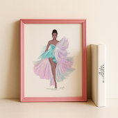 mode schets, illustratie, poster