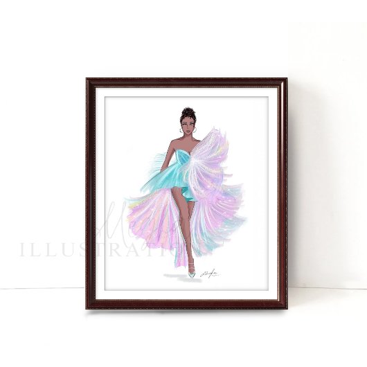 mode schets, illustratie, poster