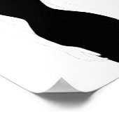 Mode schets - Kleine zwarte dress Poster (Hoek)