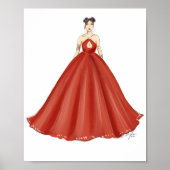 mode schets, mode illustratie, poster (Voorkant)