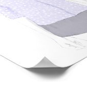 Mode Schets - Polka Dot Cardigan Poster (Hoek)